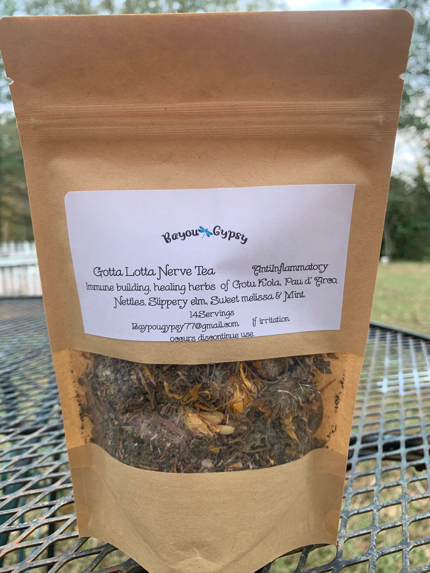 Gotta Lotta Nerve / anti inflammatory tea.